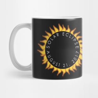 FLAMING SUN Total Eclipse 2017 Mug